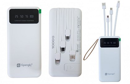 Power Bank Gpengkj 20000mAh – Carregamento Rápido e Prático