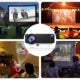 Projetor Wi-Fi 4K HD Completo | Projetor LCD LED para Smartphone Wifi Q-A16B