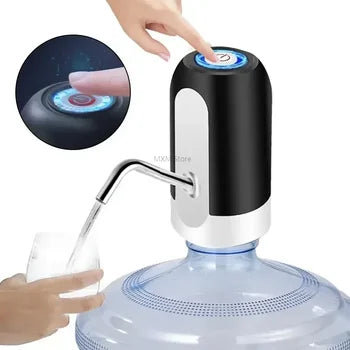 Bomba Automática para Garrafa de Água com Carregamento USB