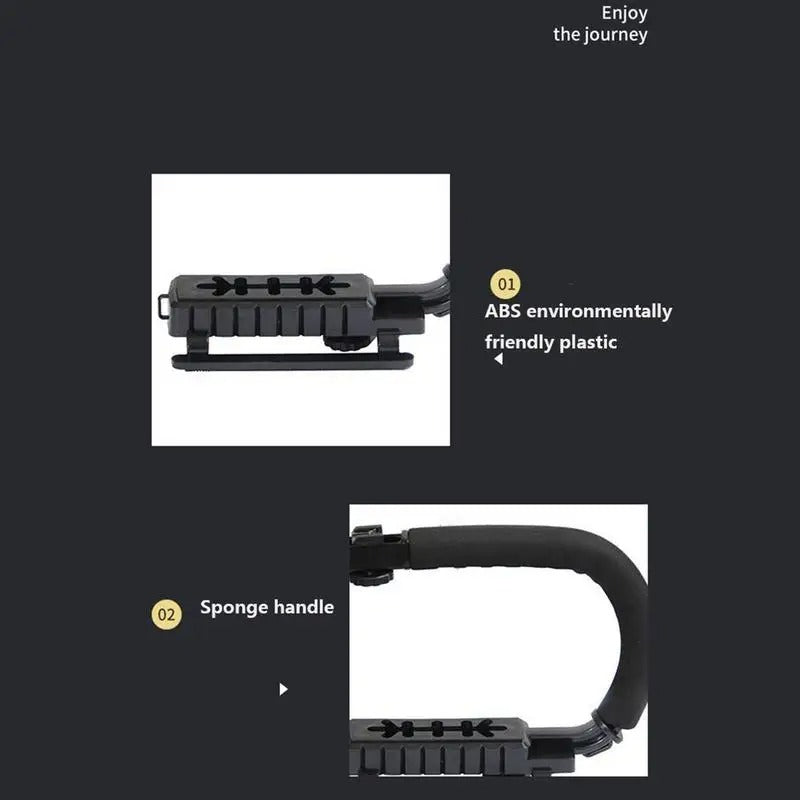 Suporte de Vlog Universal com Luz LED e Microfone AY-49U