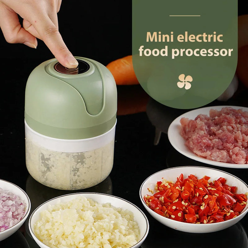 Mini Processador de Alimentos Sem Fio